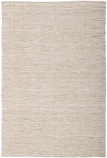 Harlow Cream Wool and Jute Modern Rectangle Rug